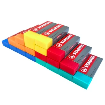 Afbeelding van Stabilo Legend Gum, verschillende kleuren, 20 stuks