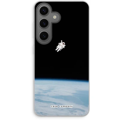 Afbeelding van Case Company® hoesje geschikt voor Samsung Galaxy S24 Alone in Space Soft Cover Telefoonhoesje Bescherming aan alle Kanten en Schermrand