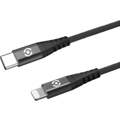 Afbeelding van Celly Extreme Kabel USB Lightning C 1 meter Nylon Zwart