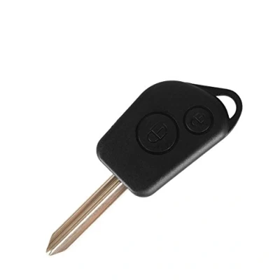Afbeelding van Sleutelhoes voor Citroen Berlingo Picasso Saxo Xsara Peugeot Partner 2 knoppen Plip afstandsbediening met lemmet Phonillico®