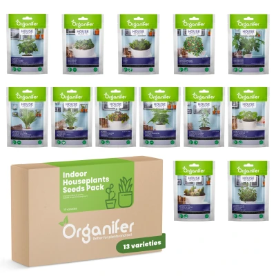 Afbeelding van Organifer Kamerplanten Zaden Pakket 13 soorten