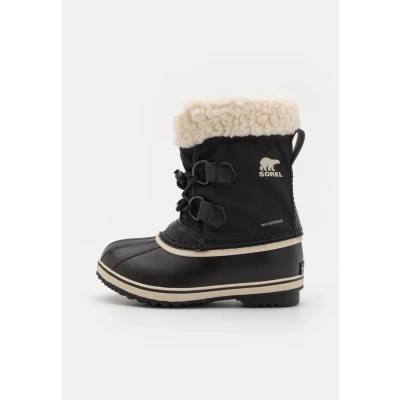 Afbeelding van Sorel Childrens YOOT PAC WP Unisex Veterlaarzen voor kinderen, Maat: 29, Black Textiel/ synthetisch