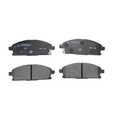 Afbeelding van HELLA 8DB 355 009 661 Remblokkenset Met akoestische slijtagewaarschuwing NISSAN: X Trail