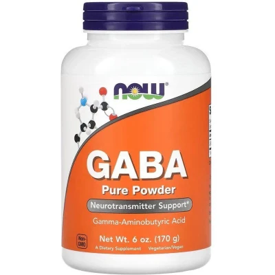 Afbeelding van Now Foods GABA, zuiver poeder 170 g
