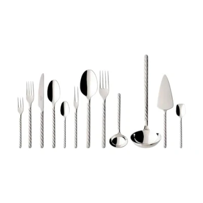 Afbeelding van Villeroy &amp; Boch Montauk Bestekset van roestvrij staal voor maximaal 12 personen, 70 stuks