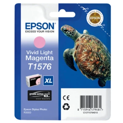 Afbeelding van Epson T1576 (C13T157640) Inktcartridge Licht magenta