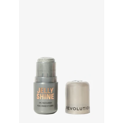 Afbeelding van Revolution Jelly Shine Highlight Stick, enlumineur yeux, visage et corps, texture gel à effet nacré, Végan non testé sur les animaux, Silver Moonlight