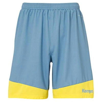 Afbeelding van Kempa Emotion 2.0 Short Kind Dove Blauw Limoen Geel Maat 140