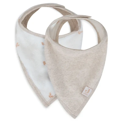 Afbeelding van Jollein Slab Bandana Harvest Natural 2 Stuks