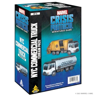 Afbeelding van Atomic Mass Games Marvel Crisis Protocol: NYC Commercial Truck Terrain Pack Figuurspel vanaf 14 jaar, 2 spelers, 90 minuten speeltijd