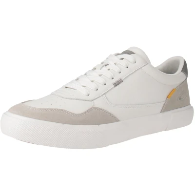 Afbeelding van camel active Sneakers gemaakt van leer Maat menswear 42 Wit Grijs