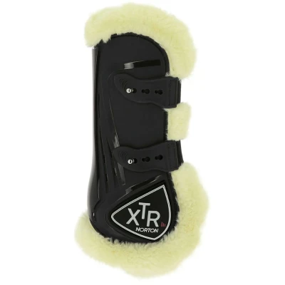 Afbeelding van Norton Peesbeschermers XTR Sheepskin Geknoopt Zwart Full
