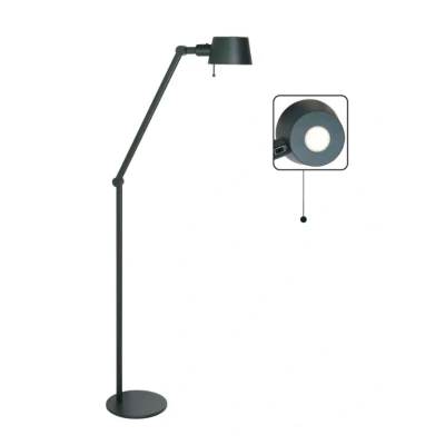 Afbeelding van Vloerlamp verstelbaar beige creme tot 152cm