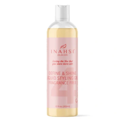 Afbeelding van Inahsi Define &amp; Shine Liquid Styling Gel fragrance free 355ml