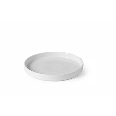 Afbeelding van Hendi Oslo Bord, met hoge rand,, Oslo, wit, ⌀200x(H)25mm, Wit
