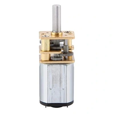 Afbeelding van N20 DC 6 V Miniatuur Gear Motor Hoog Koppel Elektrische Transmissie Microfoon Verloopstuk voor DIY RC Speelgoed (Editie: 150 rpm)