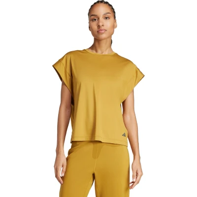 Afbeelding van adidas Performance YOGA Sport Tshirt, Dames, Maat: Small, Preloved bronze