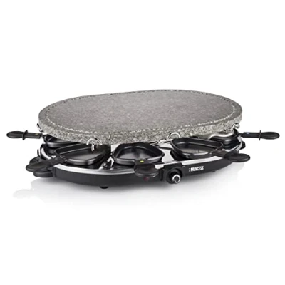 Image de Princess 2110398 grill party raclette/pierre Ã  cuire pour 8 personnes 01.162720.01.001