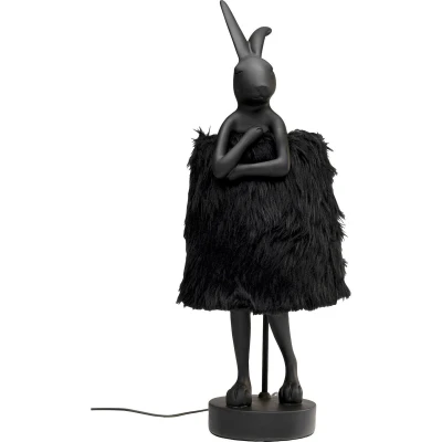 Afbeelding van Feelings Tafellamp Rabbit Zwart/Goud Zwart 68,00cm x 26,00cm 24,00cm