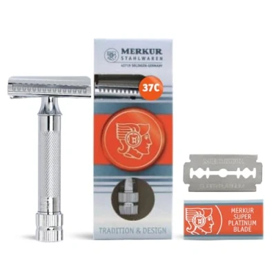Afbeelding van MERKUR Dovo 37C Slant Bar veiligheidsscheerapparaat, 90 g
