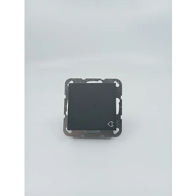 Afbeelding van Gira Systeem 55 wandcontactdoos randaarde 16A 250V antraciet met