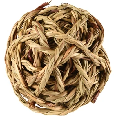 Afbeelding van Flamingo Algi Speelgoed Knaagdier Ks Bal+bel Zeegras Dia. 7cm 1st 126987