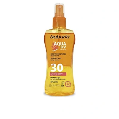 Afbeelding van Body Zonnebrandspray Babaria Solar Aqua UV SPF 30 (200 ml)