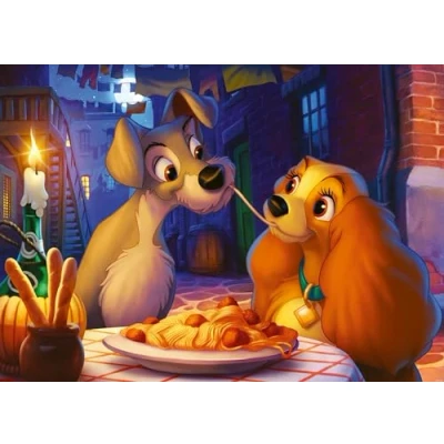 Afbeelding van Ravensburger Puzzle 12000003 Susi und Strolch 1000 Teile Disney für Erwachsene Kinder ab 14 Jahren