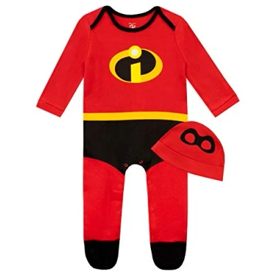 Afbeelding van Disney Baby jongens The Incredibles kostuum pyjama en hoed