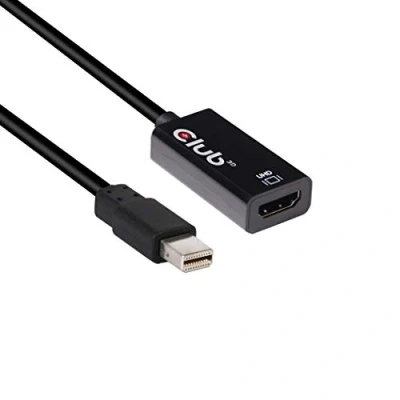 Afbeelding van club3D CAC 1180 DisplayPort Adapter [1x stekker 1x HDMI bus] Zwart