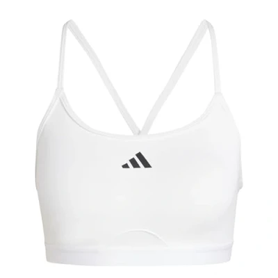 Afbeelding van adidas Performance Aeroreact 3STRIPES Sportbh met light support, Dames, Maat: Small, White