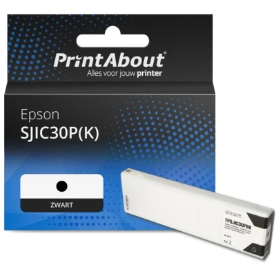 Afbeelding van Huismerk Epson SJIC30P(K) Inktcartridge Zwart