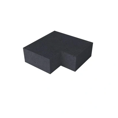 Afbeelding van Massief hoek binnen Carbon 60/60 x 40 20 cm Gardenlux