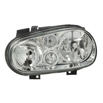 Afbeelding van TYC 20 5386 75 2 Koplampen Links H7, H1 Zonder mistlamp voor rechtsrijdend verkeer Met elektromotor VOLKSWAGEN: Golf 4, 4 Cabrio
