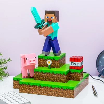 Afbeelding van Minecraft Diorama Lamp