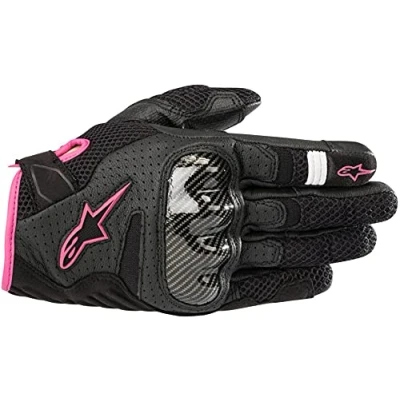 Afbeelding van Alpinestars Stella Smx 1 Air V2 handschoenen zwart fuchsia, zwart/fuchsia, L