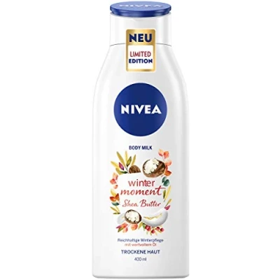 Afbeelding van NIVEA Winter Moment lichaamsmelk (400 ml), rijk voor de droge huid, diepe winterverzorging hydrateert 48 uur
