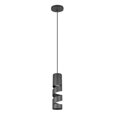 Afbeelding van Stream hanglamp, zwart, Ø 8 cm, metaal, GU10