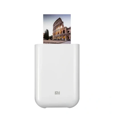 Afbeelding van Xiaomi Mi Draagbare fotoprinter, laser, glanzend fotopapier, thermische druk, Bluetooth/USB/wifi verbinding, wit, Italiaanse versie