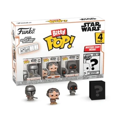 Image de Pack 4 Figurines Funko Bitty Pop Mandalorian