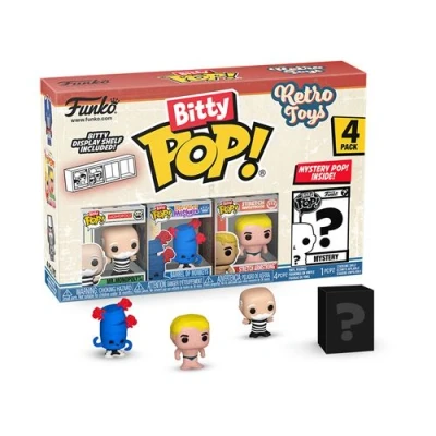 Image de Pack 4 Figurines Funko Bitty Pop Retro Toys Mr. Monopoly