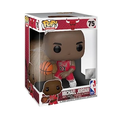 Image de Figurine Funko Pop NBA Bulls Michael Jordan 10&quot; Red Jersey