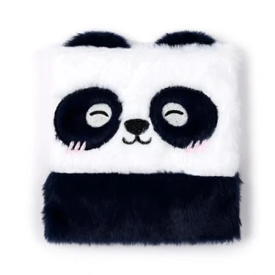 Afbeelding van Panda Plush Fluffies Notebook Schrijfblok A5