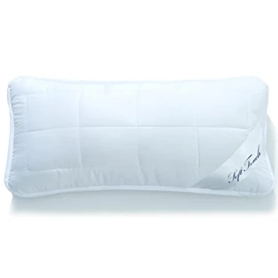 Afbeelding van aqua textil Soft Touch Hoofdkussen, ritssluiting, microvezel, 40 x 80 cm