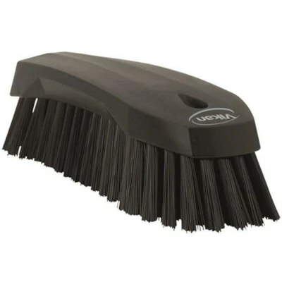 Image de VIKAN 38909 brosse à main L, 200 mm, polyester, dur, noir 3890/9