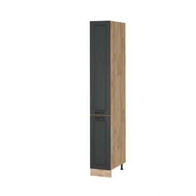 Afbeelding van Vicco Apotheekkast R Line, Antraciet landhuis/Krachtige eik goud, 30 cm