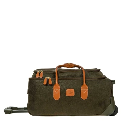 Afbeelding van Bric&#039;s Life Holdall Reistas met Wielen 55 olive Handbagage koffer Trolley