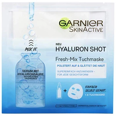 Afbeelding van Garnier SkinActive 3 stuks gezichtsmaskers met hyaluronzuur