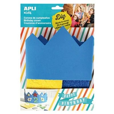 Afbeelding van Verjaardagskroon EVA Foam blauw