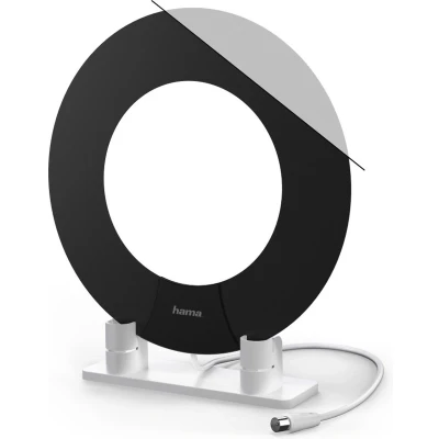 Afbeelding van Hama Dvb T/Dvb T2 Kamerantenne Performance 45 Ring Design Actief Wit